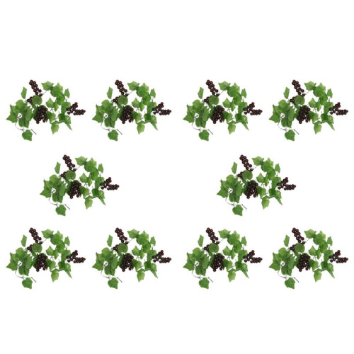 20X Artificial Grape Vine Garland Fruit for Home Garden Decoration
