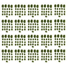 400 Pieces 2 Sizes Artificial Moss Rocks Decorative Faux Green Moss Covered Stones