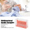 Multifunctional Needle Threader with Double Hole, Orange, 2.6x4.4x7.2cm 8