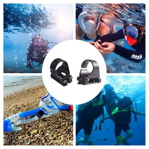 10Pcs Scuba Dive Universal Plastic Clip Snorkel Keeper Retainer Replacement Snorkeling Equipment for Mask