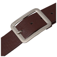 2X Men's Casual Waistband Belt Faux Leather Belt Buckle Waist Strap Belts Brown