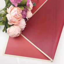 Moederdag Bloem Boeketten Inpakpapier Verpakking Inpakpapier Cadeaupapier Waterdicht Bloemistenpapier 20 Vellen Bourgondië