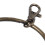 5X Bronze Tone Carabiner Prisoner Keyring 10 Loops Key Chain Ring 7.6cm 5