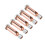 5Pcs M10 Sloped Ceiling Adapter – Rose Gold, Iron, 58mm 4