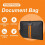 Bolsa de Documentos À Prova de Fogo com Trava, 13 X 9,2 Polegadas, Bolsa de Dinheiro À Prova de Fogo, com Zíper e Trava, Adequada para Tablets, 7