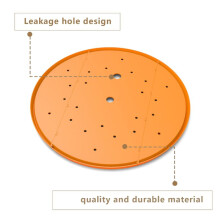 2 Inserts de Jardinière pour Grands Pots, Insert de Jardinière Rond en Plastique de 25,4 cm avec Trous de Drainage à Placer à L'Intérieur de la