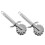2pcs Five-Wheel Meat Loosener Beef Rolling Tool Rolling Meat Tenderizer Kitchen Tenderizer Home Meat Tenderizing Tool 1