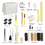 49 Pcs Hand Bookbinding Tools Bookbinding Kits for Beginners Binding Supplies Steel Ruler for DIY Bookbinding Crafts 7