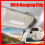 Blue Car Tissue Box Holder with Band for Sun Visor Mount, Secure Strap, Quick Access Design 4