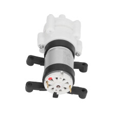 Membrane-Wasserpumpe 12V Selbstansaugend Tauchpumpe für zuhause PVC 385 Motor 3m Hub