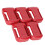 5pcs Lithium Battery Holder for Power Tools, ABS, Fits DW Red Batteries 4