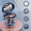Denture Case with Mirror, Leakproof Retainer Storage Box, Compact Travel Aligner Holder Sapphire Blue 3