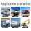 210mm ABS RV Bus Caravan Hand Rail Safety Pull Handle Grab Bar 12