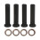 4Pcs Spacer & Bushing Set Black Polaris 21