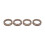 4Pcs Spacer & Bushing Set Black Polaris 12