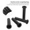 4Pcs Spacer & Bushing Set Black Polaris 6