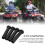 4Pcs Spacer & Bushing Set Black Polaris 20