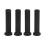 4Pcs Spacer & Bushing Set Black Polaris 9