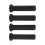 4Pcs Spacer & Bushing Set Black Polaris 1