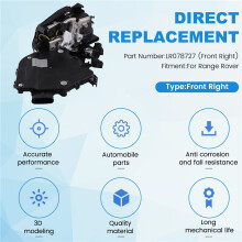 Deurvergrendelingsactuator voor Deurvergrendelingsactuatormotor LR078727 (Rechtsvoor)