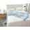 Light Blue Throw Blanket 39 x 41 with Pom Pom Tassels, Lightweight Solid Knit for Precise Coverage 5