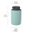 Ceramic Soap Dispenser Model B with Controlled Press and Refillable Design for Bathroom and Kitchen 2
