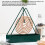 Triangular Iron Mosquito Coil Incense Holder for Home & Salon, Fireproof 11