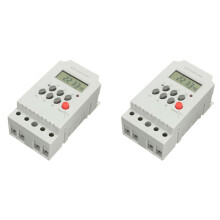 2X KG316T-II Din Rail Microcomputer  Control   Control Timer AC220V 25A DIGITAL TIMER  Relay Control