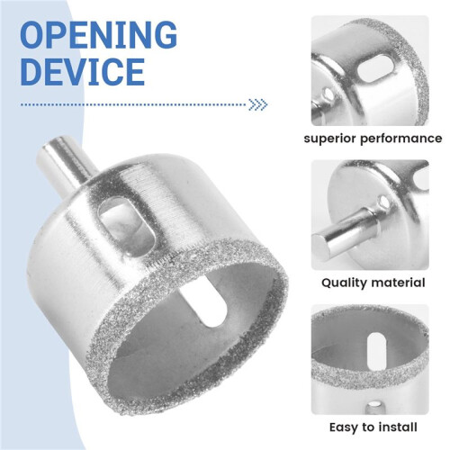 5 Pcs 40mm Diamond Tipped Tile Ceramic Glass Hole Saw Drill Bit 1