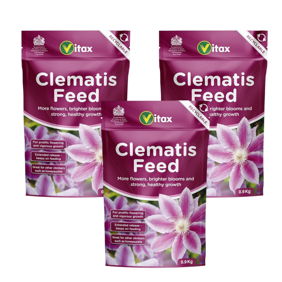 Vitax Clematis Feed 900G X 3 Potassium Fertiliser