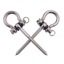 4 Pcs 304 Stainless Steel Screw Bracket Heavy Duty 180 Swing Hangers Yoga Hammock Chair Sandbag Hardware Swing Sets