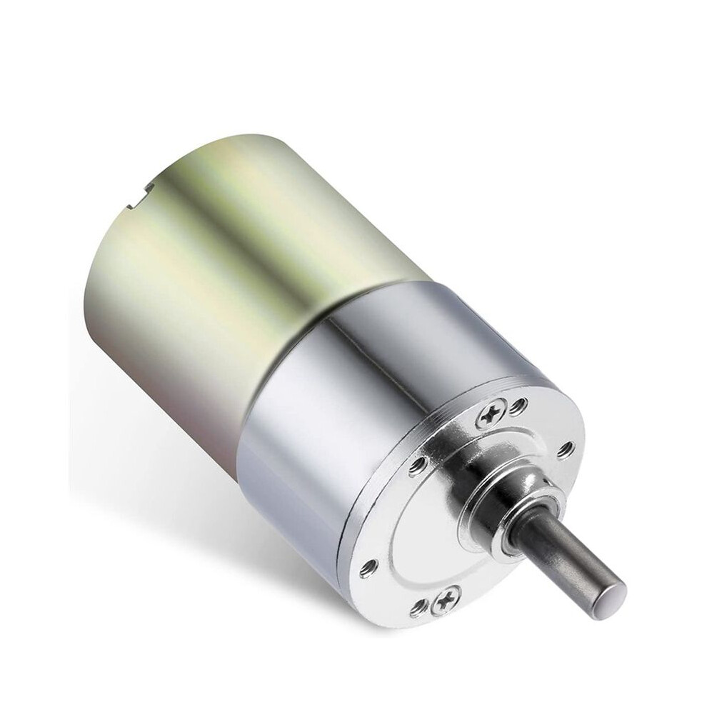 2X 12V 100Rpm Gear Motor High Torque Electric Speed Reduction Geared Motor Eccentric Output Shaft 37Mm Gearbox 6032926558079