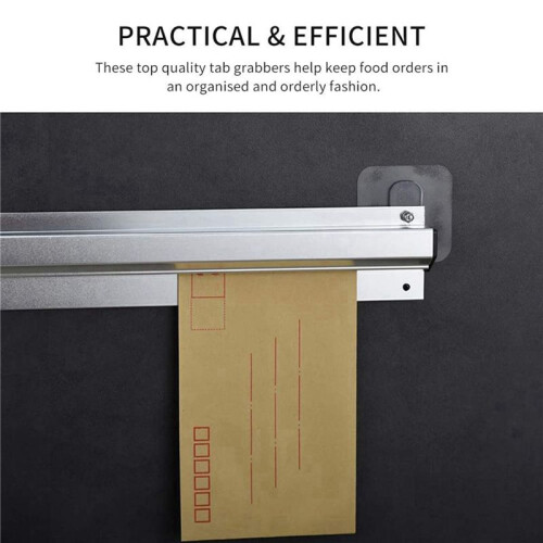 2X Restaurant Order Grabber,Tab Grabber Kitchen Ticket Holder Wall-Mounted Order Pads 1