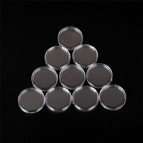 Scatole Portamonete Trasparenti 200 Pezzi 1 Oz 40 mm Capsule Astucci Monete Commemorative