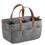 Grey Felt Multipurpose Baby Diaper Tote 1