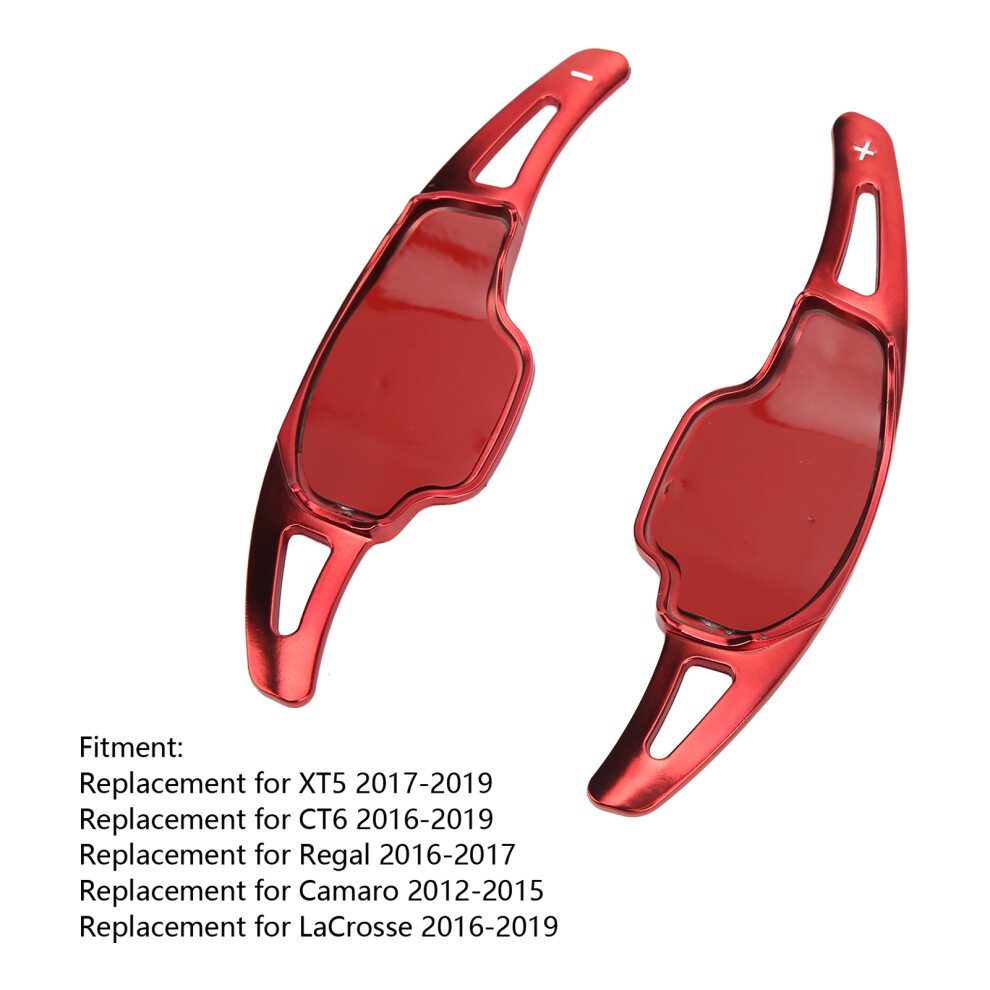 Stylish Paddle Extensions Abs 2Pcs Red 7293282018273