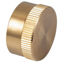 10 Pieces Solid Brass Refill Cap 1 LB Propane Bottle Cap Gas Tank Cylinder Sealed Cap Protect Cap for Outdoor Stove