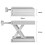 2X 12/16 Wire Rack Horizontal Lifting Platform Adjustable Lifting Platform Supporting 360 Horizontal and Vertical 6