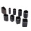 18pcs Leather Hole Punch Set Multi Shape DIY Mobile Phone Case Holster 7