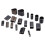 18pcs Leather Hole Punch Set Multi Shape DIY Mobile Phone Case Holster 10