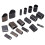 18pcs Leather Hole Punch Set Multi Shape DIY Mobile Phone Case Holster 13