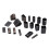 18pcs Leather Hole Punch Set Multi Shape DIY Mobile Phone Case Holster 15