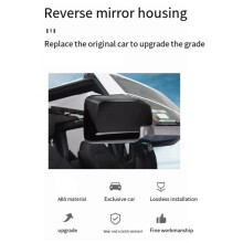 Cubierta del Espejo Retrovisor del Coche para Bronco 21-23 Cubierta Protectora Trasera Cubierta del Espejo Accesorios del Coche Negro Brillante