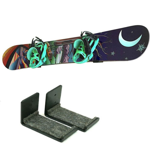 4X Minimalist Snowboard Display Rack, Wall Mount Storage Minimalist Wall-Mount Surfboard Rack / Display Mount Middle 1