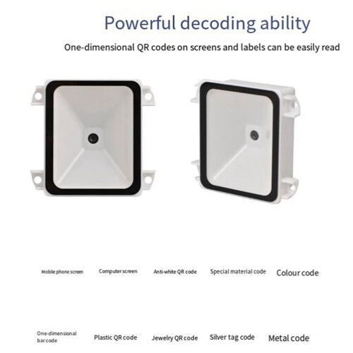 4X Embedded 2D Barcode Scanner USB QR Barcode Reader RS232 TTL Interface Kiosk Small Fixed Installation Barcode Printer 1