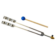 2X 32-Hz-Aluminium-Stimmgabel-Werkzeug mit Hammer, Heilender Klang, Vibration, Diagnose, Therapie, Gesundheitspflege-Werkzeug