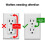 12-Pack Safety Self-Closing Outlet Covers, Wall Socket Plate Automatic Sliding Cap Cover for Child Proofing Outlets 3