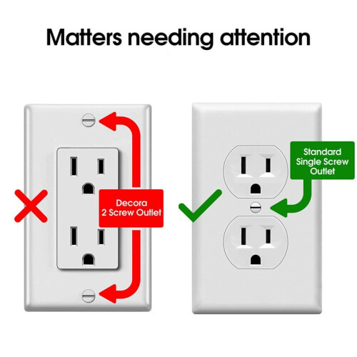12-Pack Safety Self-Closing Outlet Covers, Wall Socket Plate Automatic Sliding Cap Cover for Child Proofing Outlets 2