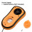 GM8908 Handheld Digital Anemometer Wind Speed Meter, Orange, Compact 4