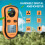 GM8908 Handheld Digital Anemometer Wind Speed Meter, Orange, Compact 9